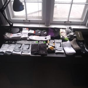 Lot of NEW and used socks